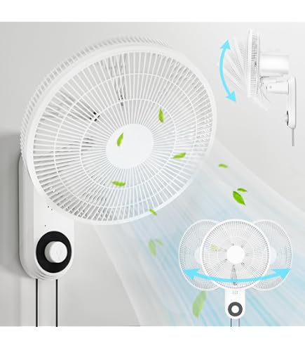 Amazon | TEKNOS 壁掛け扇風機 フルリモコン フラットガード KI-W302RK